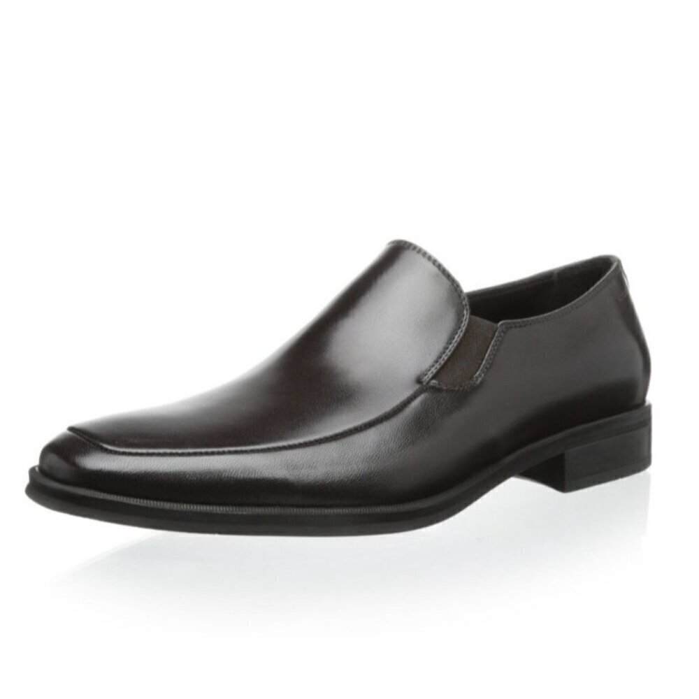 Magli by Bruno Magli Mens PITTO Leather Dress Shoe Dark Brown 11 US NEW MSRP 395